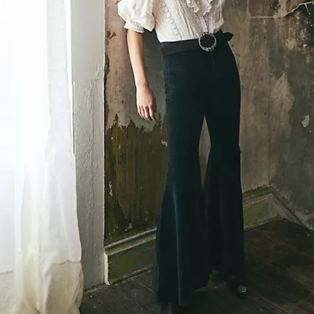 Just Float On Velvet Flare Jeans Size 27
